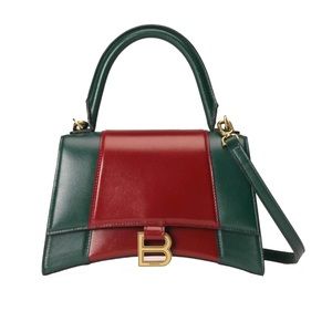 Gucci x Balenciaga The Hacker Project Small Hourglass Bag
Green/Red